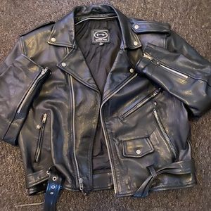 Men’s Leather biker jacket